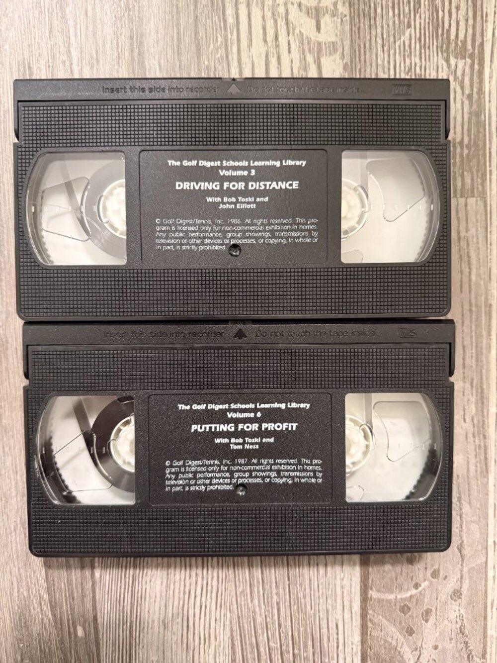 Vintage Golf VHS Lot | Golf Digest Schools Learning Library | Driving & Putting - Picture 4 of 4